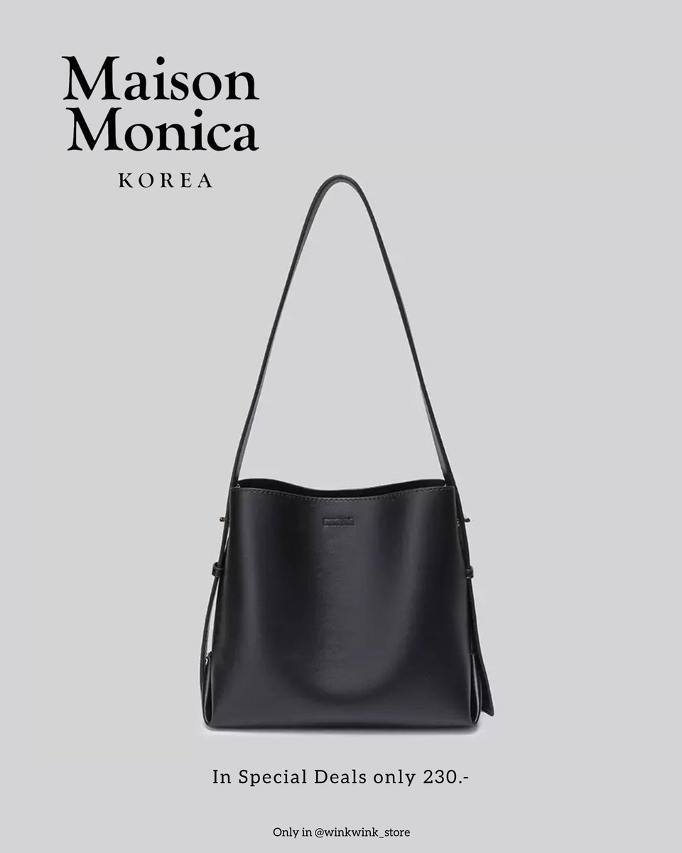 winkwink_store's tweet image. เอาจัยปัยเลย กระเป๋าที่คนเกาหลีกำลังอินหนักมาก ทรง bucket bag ที่ใครๆก็กรี้สส เรียบหรูดูดีมาก ใครจะเชื่อตอนนี้เหลือแค่200กว่าเอง ลดจากพันต้นๆเลย ใบจริงเริ่ดมาก 𝜗𝜚🖤