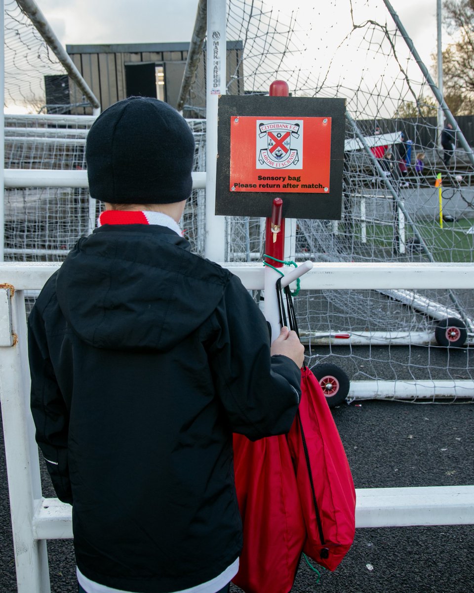 clydebankfc's tweet image. 🎒 Spearheaded by Leanne and Cameron, new club sensory packs designed to make match days more accessible for fans with additional sensory needs are now available.

These can be borrowed free of charge from the entrance to the accessible viewing area at every home match and should…