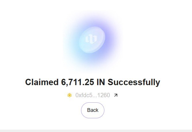 🚀 Claimed &amp; Unlocked!

Hoje liberou o desbloqueio do meu vesting da <a href="/Infinit_Labs/">INFINIT</a> ( #IN ) — 6.711,25 tokens liberados com sucesso 🔓💎

Faça seu claim : claim.infinit.tech

#Infinit #Airdrop #Web3 #DeFi #Solana