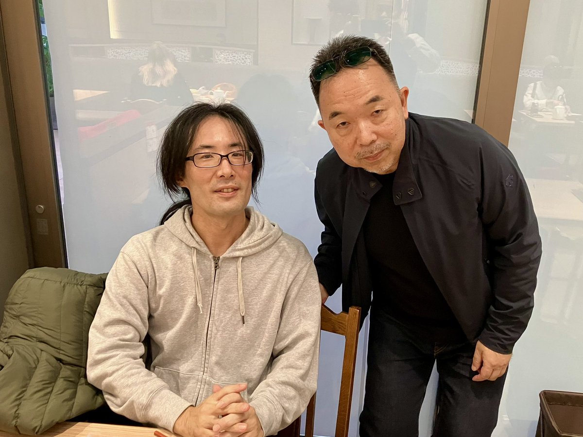 【#photo 2025 late autumn】
🍽️久々の外食

「遊戯王」「少女革命ウテナ」「ローゼンメイデン」「ナースエンジェルりりかSOS」など数々のアニメ作品の音楽を担当された、
作曲家の光宗信吉さんとご一緒いたしました。

身になるお話も頂き、楽しい時間を過ごさせていただきました。