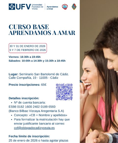 El Obispado de Cádiz y Ceuta convoca un nuevo “Curso Base Aprendamos a Amar” obispadocadizyceuta.es/2025/11/05/el-…