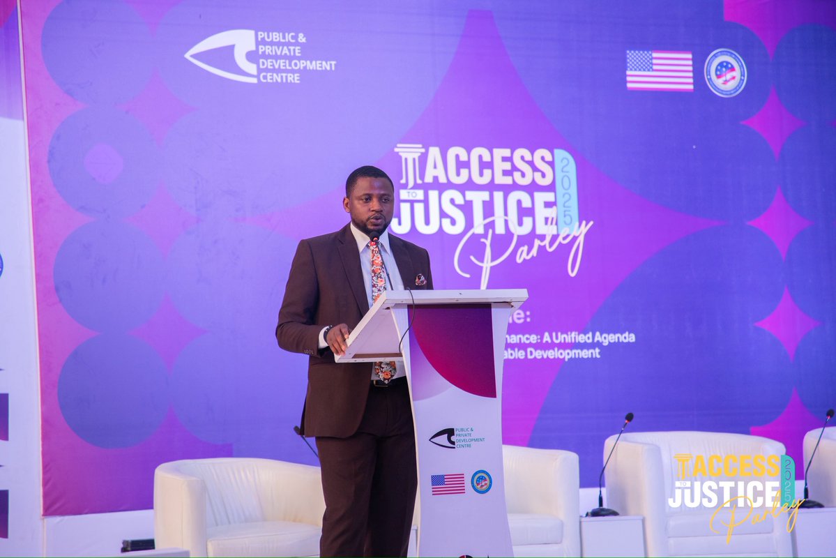 PPDC_ng's tweet image. Meet our esteemed moderator at the A2J Parley’25, Manasseh Akpa

#A2JParley2025 
#Access2Justice 
#PPDC 
#LeadershipInAction