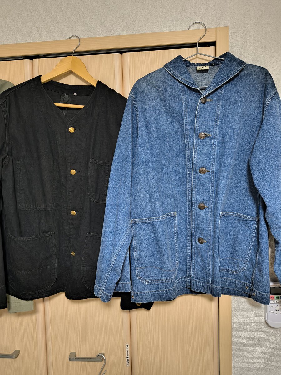 ymfresearch8739's tweet image. オアスロウが好き。特にライトアウターは複数枚持ってる。アメリカのミリタリー、ワークなんかも実物は着にくさがあるけど、ありきたりなリプロダクトだと格好良くない。程よくモダンだけど作り込みは本格的といったバランスが自分の性に合うんだと思います。
#オアスロウ
#デニム