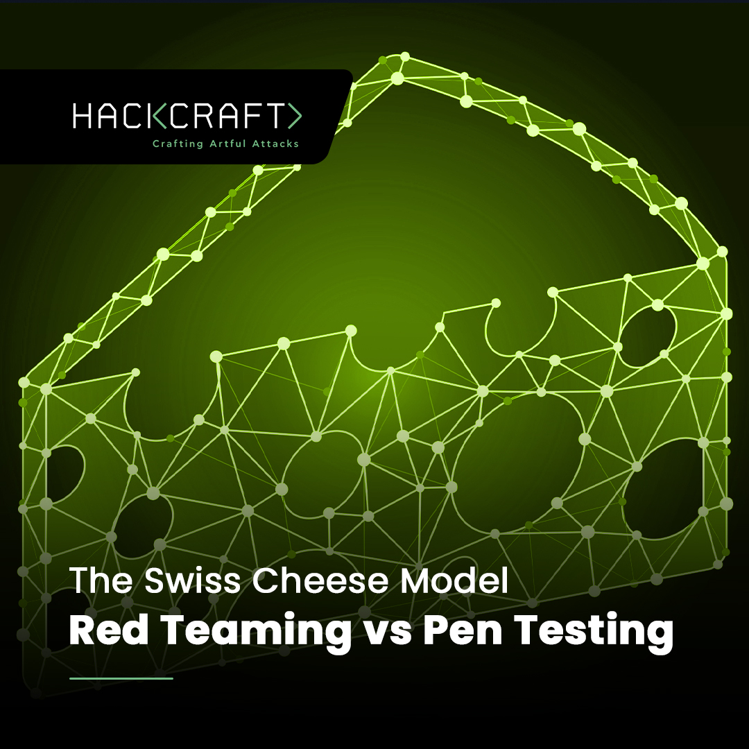 Hackcraft_labs's tweet image. Red Teaming vs Pen Testing

#PenTesting focuses on finding specific vulnerabilities. Tests one Swiss-cheese hole.

#RedTeaming assesses all layers (technical and human) to test detection, response &amp;amp; resilience across the entire system of an organization.