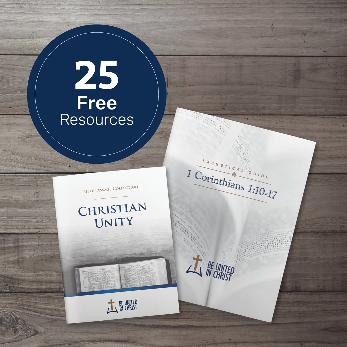 All 25 of our Basic Resources can be viewed on the web or downloaded as a printable PDF or eBook at no cost to you.
Visit BeUnitedinChrist.com/learn for information.