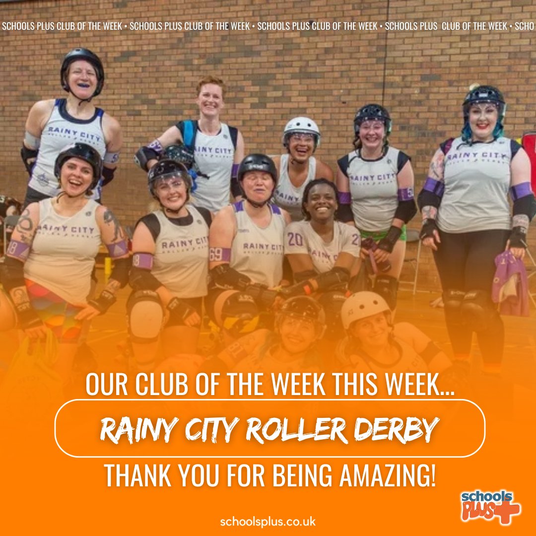 Check out Rainy City Roller Derby, our club of the week! Thank you for booking with Schools Plus and giving back to schools. If you are looking to book, visit - bit.ly/3JgUwwN  

#schoolsplus #schoollettings #schoolhire