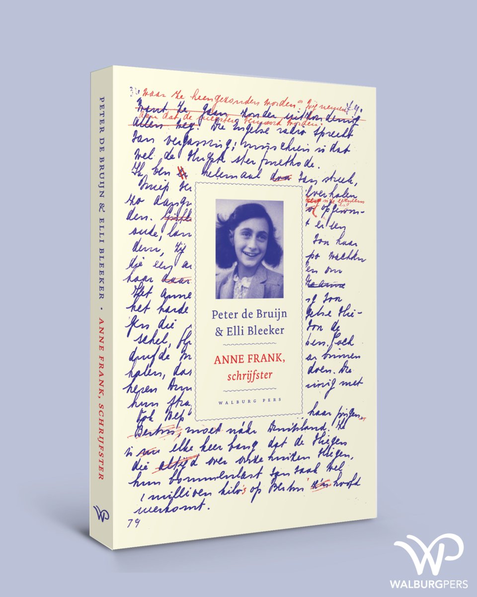 Het wereldberoemde dagboek van Anne Frank kent iedereen, maar wat weinig mensen weten, is hoe Anne zelf haar verhalen vormgaf.

Binnenkort verschijnt bij Walburg Pers: 𝘼𝙣𝙣𝙚 𝙁𝙧𝙖𝙣𝙠, 𝙨𝙘𝙝𝙧𝙞𝙟𝙛𝙨𝙩𝙚𝙧 door Elli Bleeker en Peter de Bruijn.

walburgpers.nl/nl/book/978946…