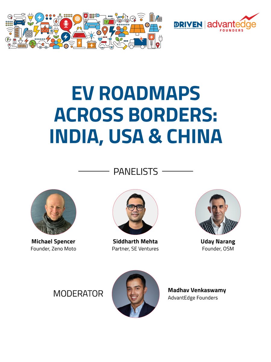 advantEdge_vc's tweet image. Every market electrifies differently – shaped by its people, policies, and priorities.

At AdvantEdge Founders Annual Summit, this dialogue unpacks how diverse markets are approaching electrification and what it takes to achieve scale, speed, and sustainability across borders.