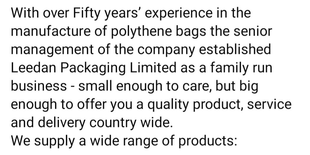 mrwaynekerr's tweet photo. #Britishmanufacturing #UKcompany #polythene https://t.co/CQIDsOim6w