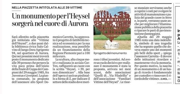 Un passo alla volta, il cammino intrapreso anni fa da <a href="/QVF1897/">QuellidiViaFiladelfia</a>  insieme a <a href="/ASS_FAM_VITTIME/">Associazione Familiari Vittime Heysel</a> sta arrivando a destinazione. 

Ne siamo molto orgogliosi, perchè è anche per questo che esiste la nostra Associazione. 

Un grazie a tutti coloro che ne fanno parte e che ci sostengono.