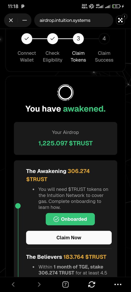 $trust just cooked for me I didn't expect it ....

Thank you <a href="/mztacat/">〽️ᄃﾑt 🐾</a> for the alpha and <a href="/bigray0x/">bigray0x.eth ⚡️</a> for the constant update....

next... 🔥