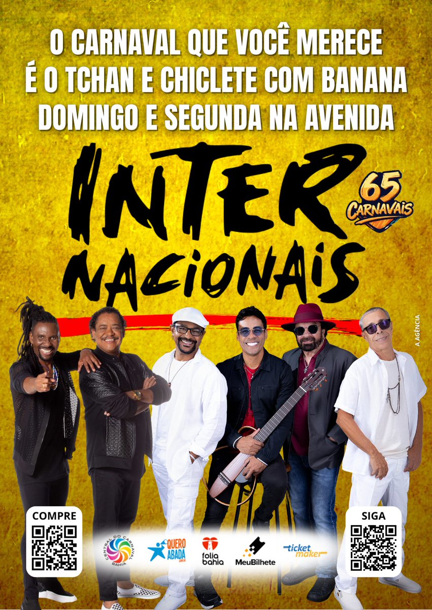 Carnaval de Salvador com Alegria garantida e com preço justo!

instagram.com/blocointer