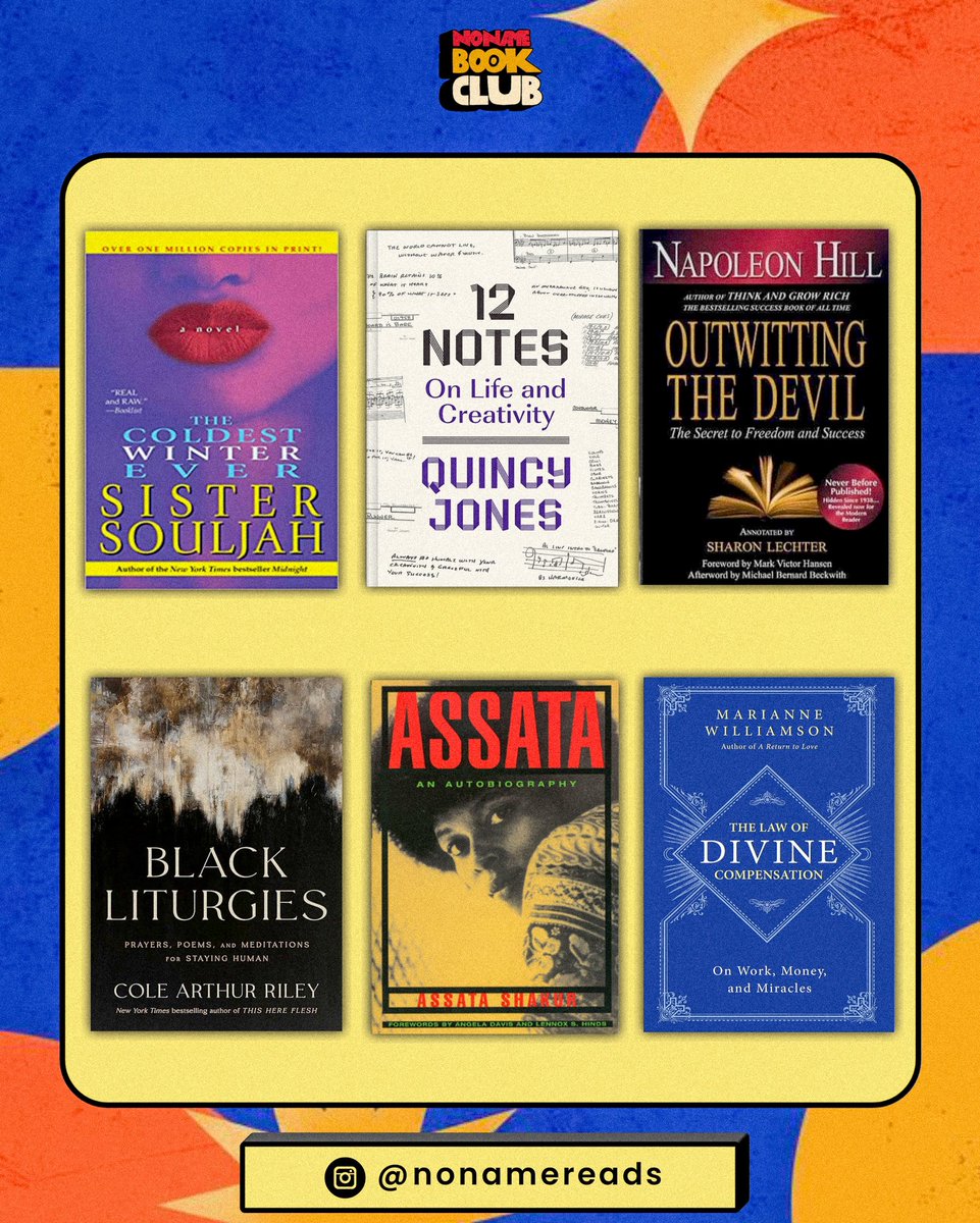 NonameBooks's tweet image. RAPSODY’S READING LIST 📚