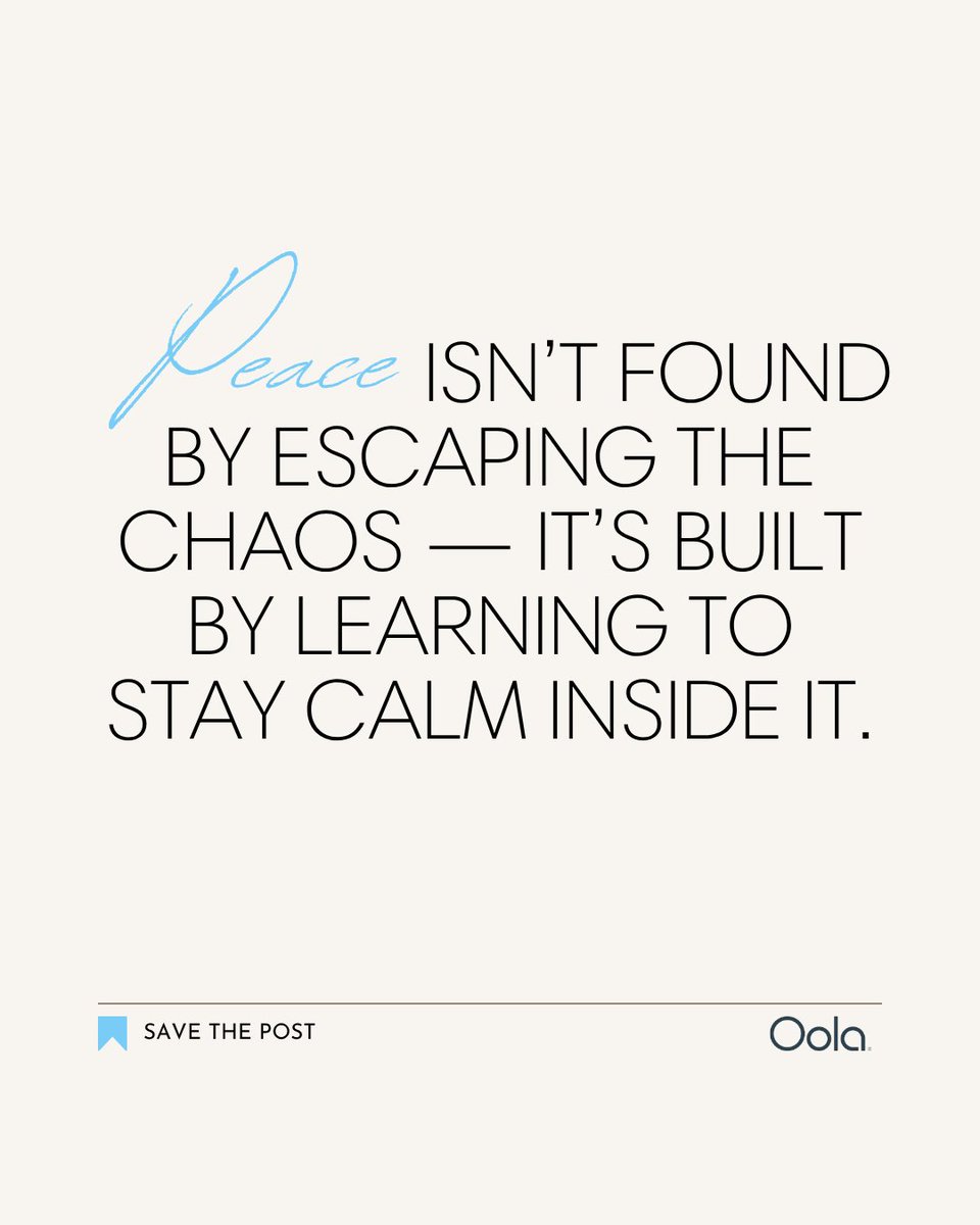 Protect your peace. It’s not about the noise around you, but the calm within you. ☁️

#WellnessJourney #Mindfulness #InnerPeace #StressFreeLiving #OolaBalance #1B7