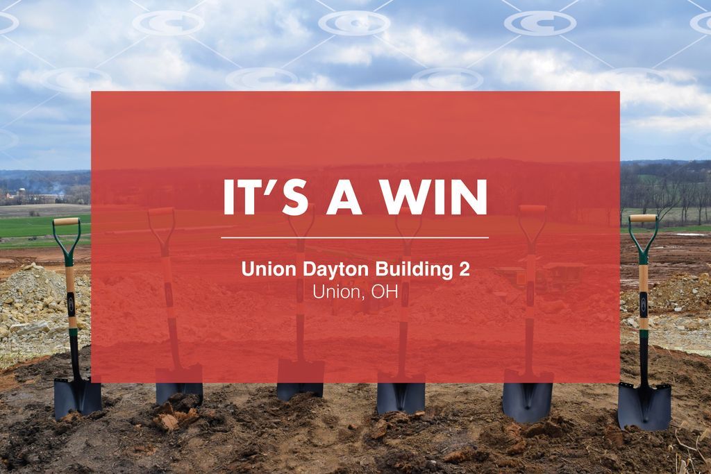 ContegraCC's tweet image. It’s a #win! 🎉 #Contegra has been selected as Design-Builder of Panattoni&apos;s Union Dayton Building 2 project. The tilt-up warehouse will span nearly 350K SF and feature 40’ clear height, 26 dock doors, two drive-in doors, and multiple finished spaces. #ConstructionwithIntegrity