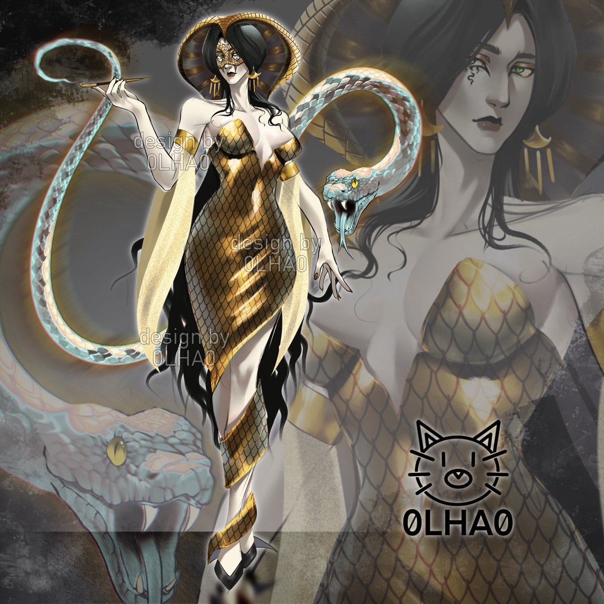 0LHA_0's tweet photo. ADOPT AUCTION sketch
«Golden Snake»
SB: 45$
MIN: 5$
AB: 100$ (commercial use)
Payment: Payoneer
#adoptables #auction #sketch #dnd #dndcharacter #witch #characterdesign #monster #GoldenSnake #snake https://t.co/oV2Pg6H7aW