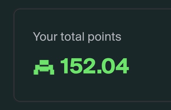 cryptowithchinu's tweet photo. 🤯 Surpassed 152 Points 

📌 Points = Token

@almanak - Season 1 ends on Dec 11.

🔗 Link : https://t.co/3q3bdATNUV
👉 Lock ur stable to get points.
👉 Use @pendle_fi to get Yt position for extra points.

gAlmanak https://t.co/TyZJRUxgxr