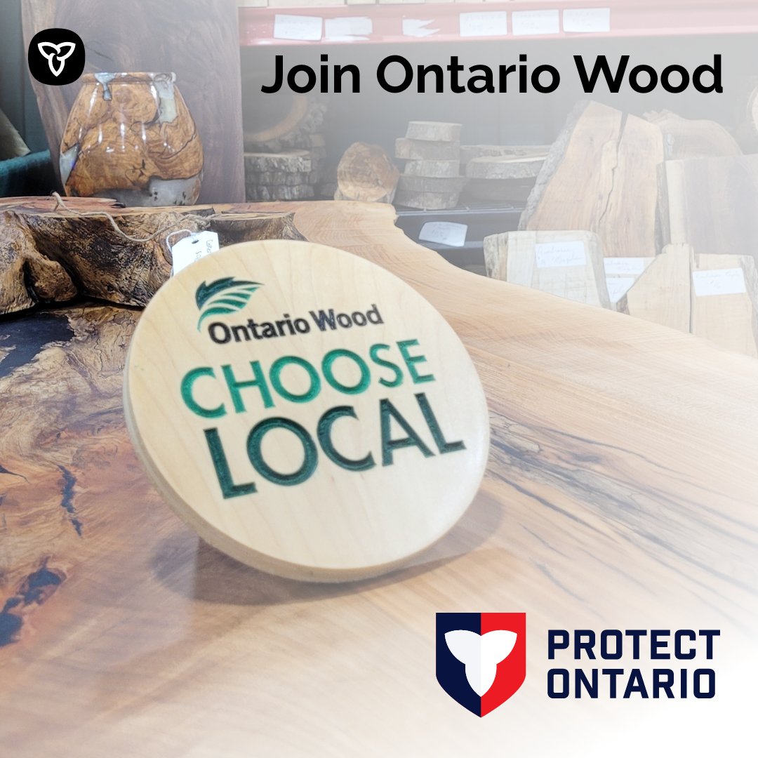 Join a community that values local wood, craftsmanship and sustainability! #OntarioWood connects builders, artisans and retailers who use Ontario trees. Get listed, promoted and more. Apply: ontario.ca/page/become-on… #ShopLocal #LookForTheLeaf