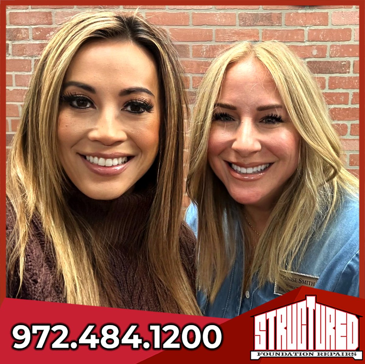 StructuredFound's tweet image. Earlier this week at Local Realty Agency (Addison): big thanks to @coryatrandom for a jam-packed social media session. We talked partnership on foundation/roofing—and booked a same-day foundation eval for Edie Leon while onsite. 🙌 Thanks, Cathy + Tiago Title!