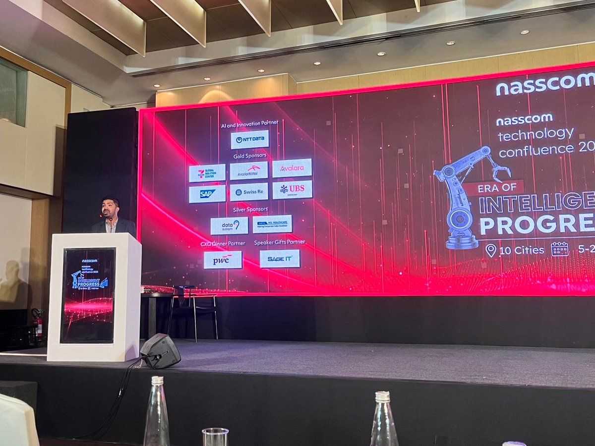 nasscom_member_'s tweet photo. Didin from @nasscom, delivered the vote of thanks, marking a successful close to Day 1 in Mumbai — as #NTC2025 now moves forward to its next city.

🌐 10 Cities | 📅 5–25 Nov
🔗 https://t.co/58crMIzMq8

#nasscom #nasscomtechnologyconfluence #intelligentprogress https://t.co/UyQWxz3mls