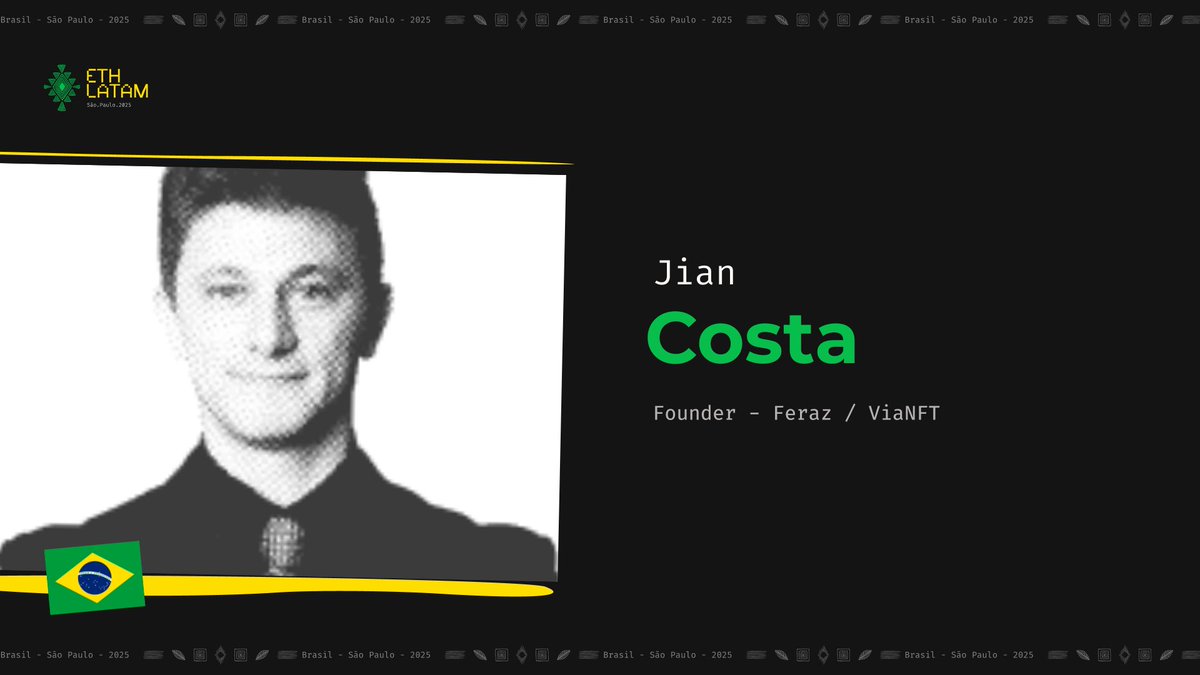 0xjian's tweet image. Excited to share that I’ll be on stage at @ethlatam this November 8th, diving into a topic that’s shaping the next decade:

The future of tokenized brands that will redefine ownership, culture and value.

What started as collectibles is now evolving into a new economic model…