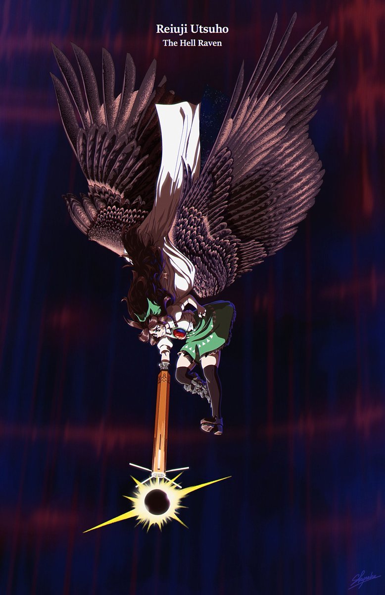 Shyxelart's tweet image. Reiuji Utsuho, The Hell Raven⚛️
One of the all time boss of Touhou and game in general, such a fun concept with an amazing theme
#touhouproject #東方Projectᅠ #fanart #illustration