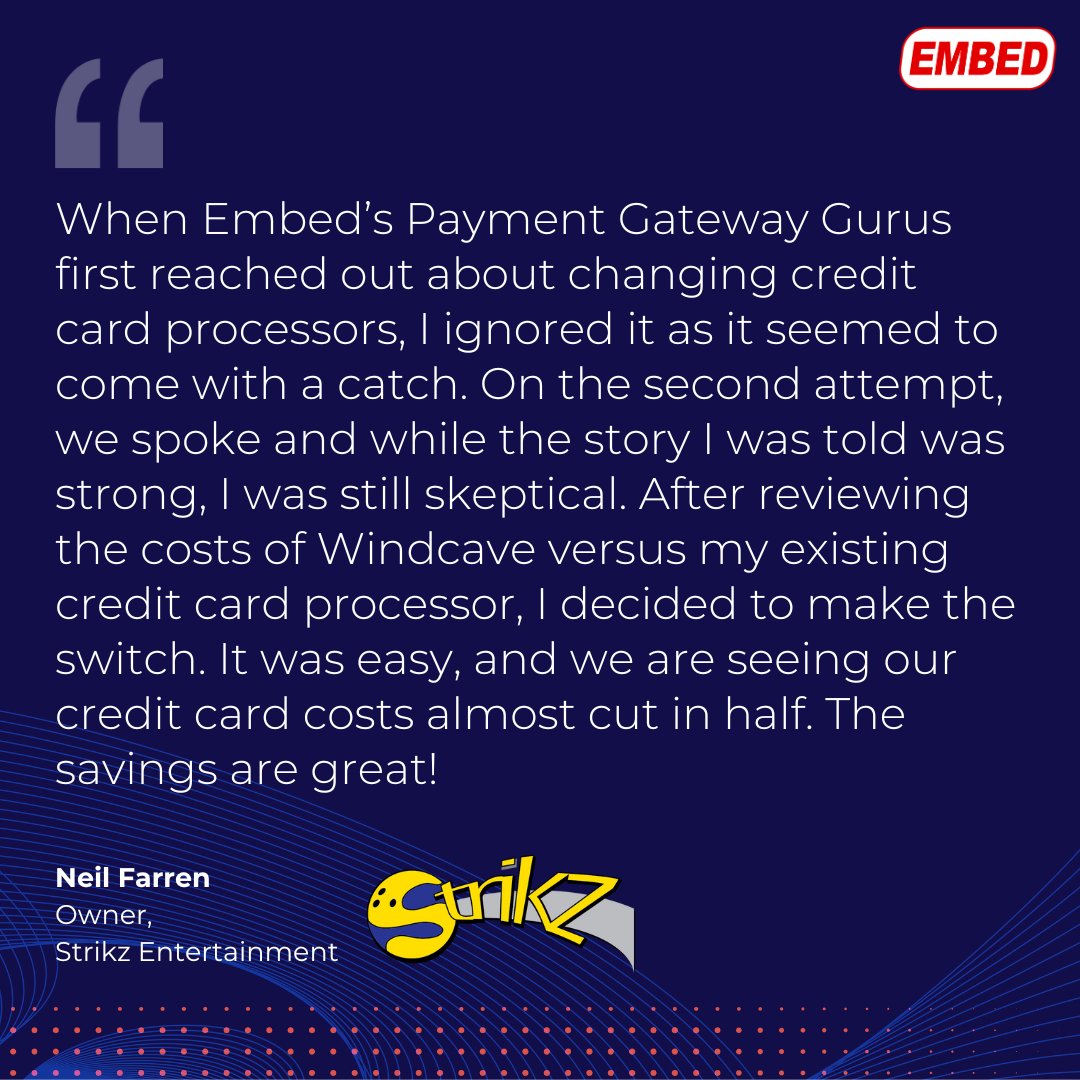 embedcard's tweet image. It&apos;s not too good to be true— you can cut fluctuating card processing costs and take advantage of the 40% savings you can get by simply changing your payment provider with the complimentary payment processing analysis: hubs.ly/Q03RNdKQ0

#FuellingFun