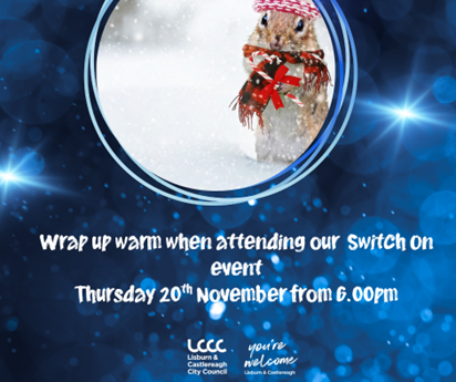 lisburnccc's tweet image. Wrap up warm when coming to join us in the city centre tonight for the Christmas Switch On.

#LC_lovesChristmas