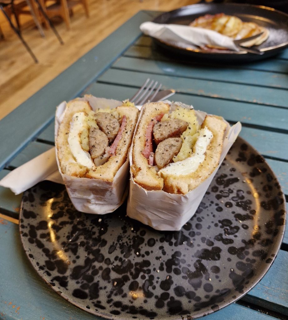 Our most popular sandwich - the all day brekkie