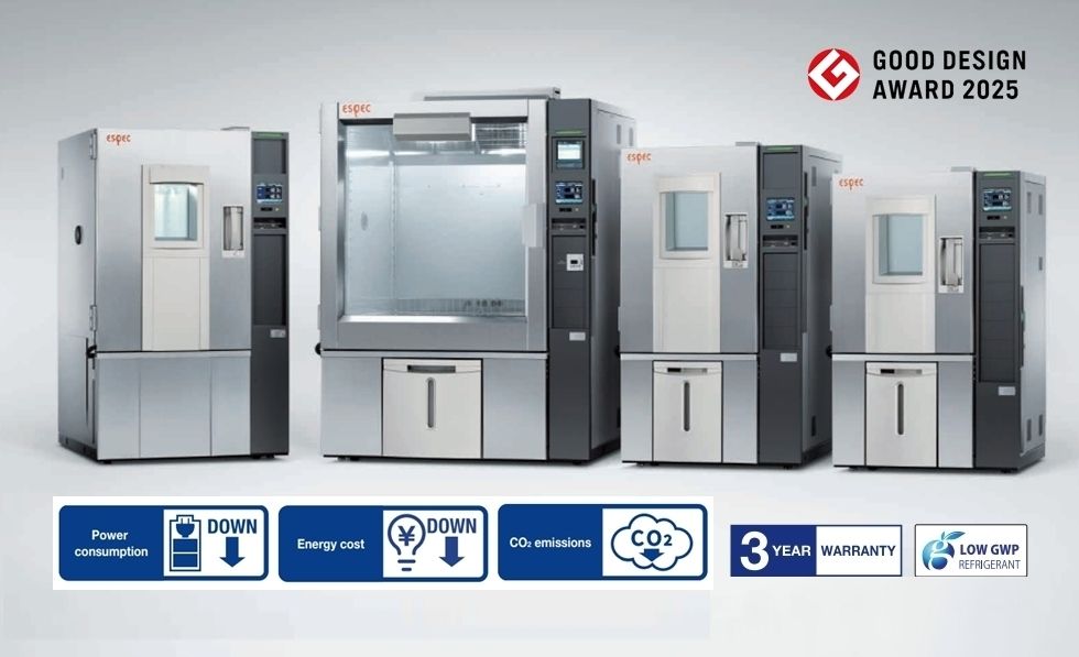 Unitemp_uk's tweet image. ESPEC’s ECO Platinous J Series Temperature &amp;amp; Humidity Chambers have won the GOOD DESIGN AWARD 2025. Proud to represent ESPEC as their exclusive UK distributor!
Read more: buff.ly/GbPWgsk 
#ESPEC #Unitemp #GoodDesignAward #TestingTechnology #Sustainability