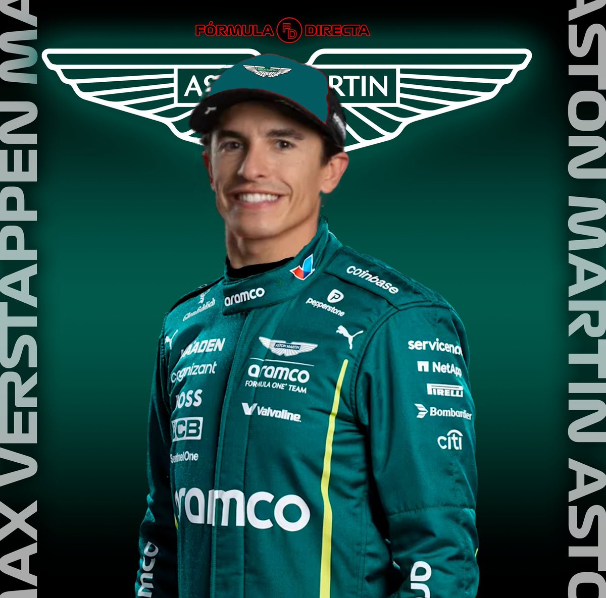 ElValden's tweet photo. 🚨 RUMOR: Aston Martin BUSCA PILOTO URGENTEMENTE incluso para 2026

👉 Niuw : "Aston Martin busca nuevo piloto ya en 2026, pero a más tardar en 2027".

👉 "Un candidato es MARC MÁRQUEZ, que ya conoce Honda. Y, por supuesto, Pecco Bagina, si quiere, es otra opción".

[@AvantiNiuw] https://t.co/yLOv5NXzf2
