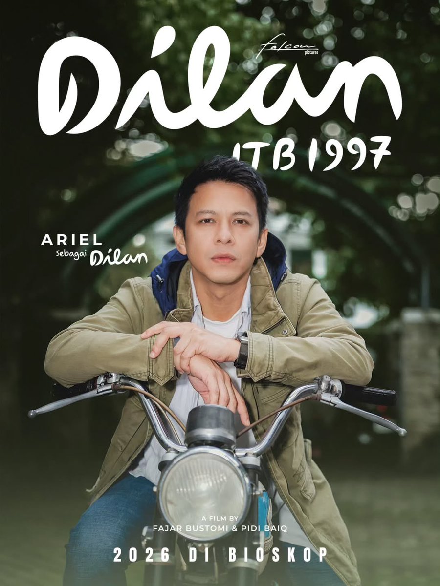cinepolisID's tweet image. Dan Inilah dia pemeran Dilan (#ArielNoah) di film Dilan ITB 1997. 

Nantikan #DilanITB1997, tayang 2026 di Cinépolis Cinemas. 

#Dilan #Dilan1997 #CinepolisID