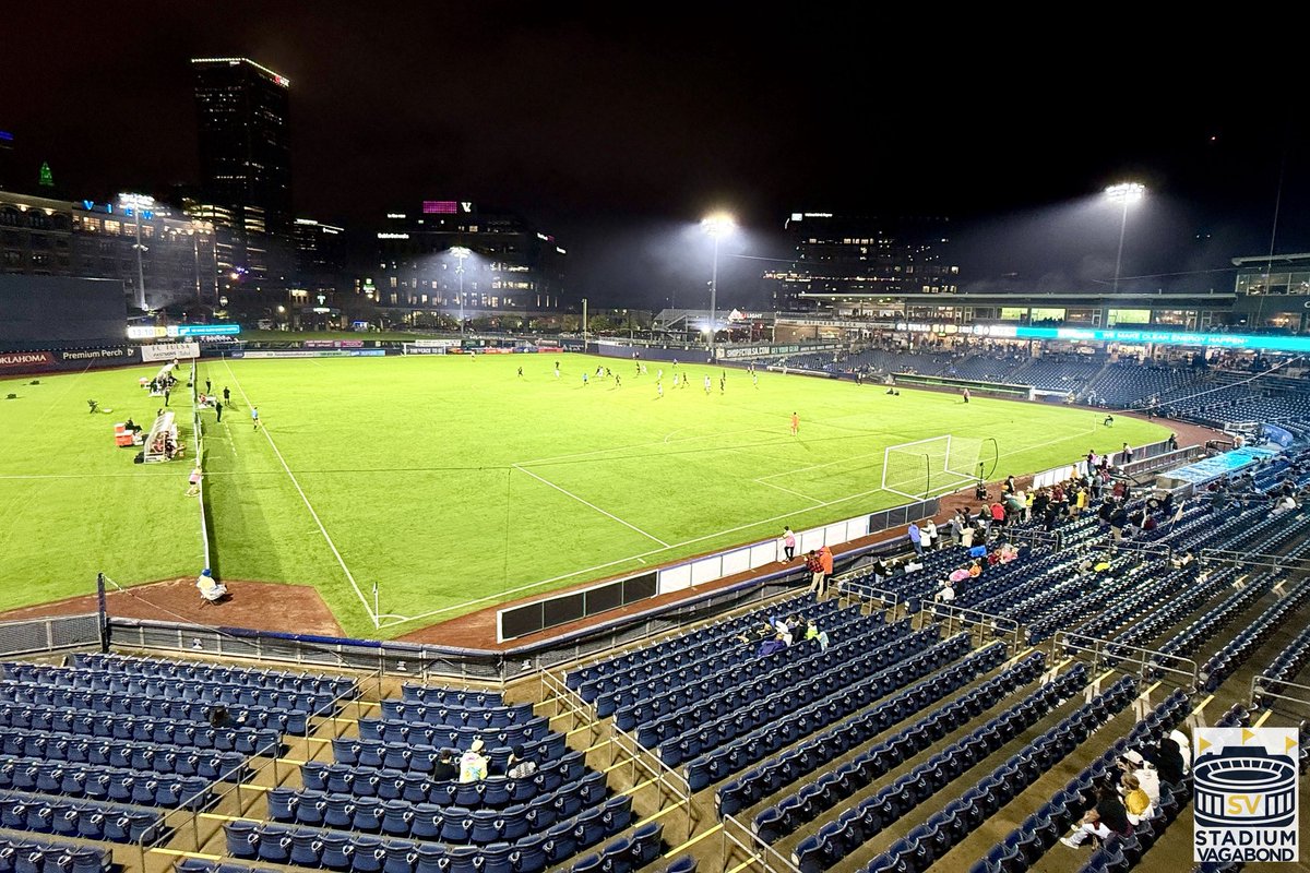 StadiumVagabond's tweet photo. 📍 Stadium: ONEOK Field, Tulsa, OK
🏟️ Home of FC Tulsa (USL-C) & Tulsa Drillers (AA)
📆 Opened: 2010
🎟️ Capacity: 7,833
📸 Photos from FC Tulsa 3-0 win over Colorado Springs Switchbacks FC on 10/25/25
#StadiumVagabond #OneokField #Tulsa #TulsaDrillers #FCTulsa https://t.co/UbwtgFabuQ
