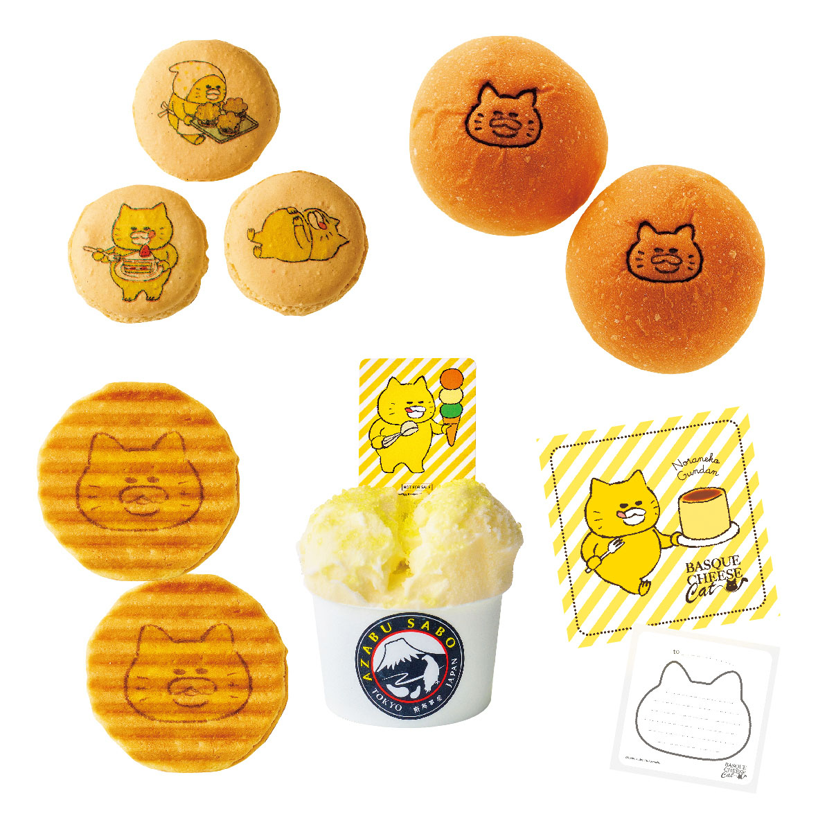 ／
　ニャー
＼

いよいよ明日6日（木）から #池袋東武 をノラネコぐんだんがジャック‼　テイクアウトできるコラボメニューもあります🍨