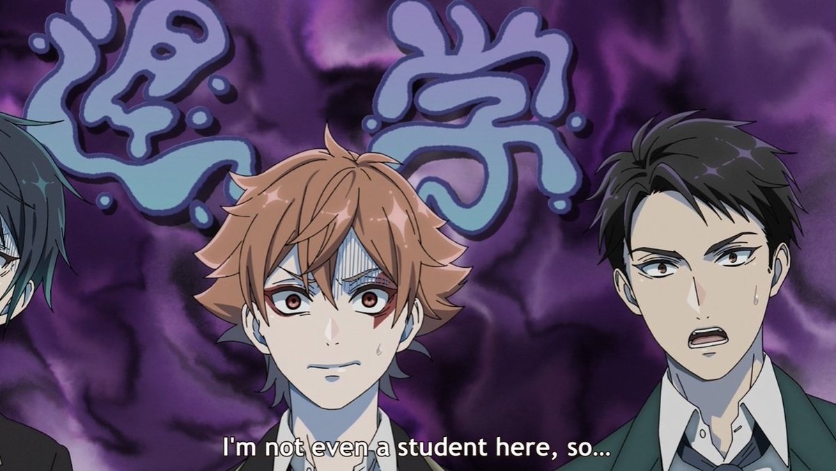 _STOT1Z's tweet image. Crowley: You are all EXPELLED
Yuken: I don't even go here fr