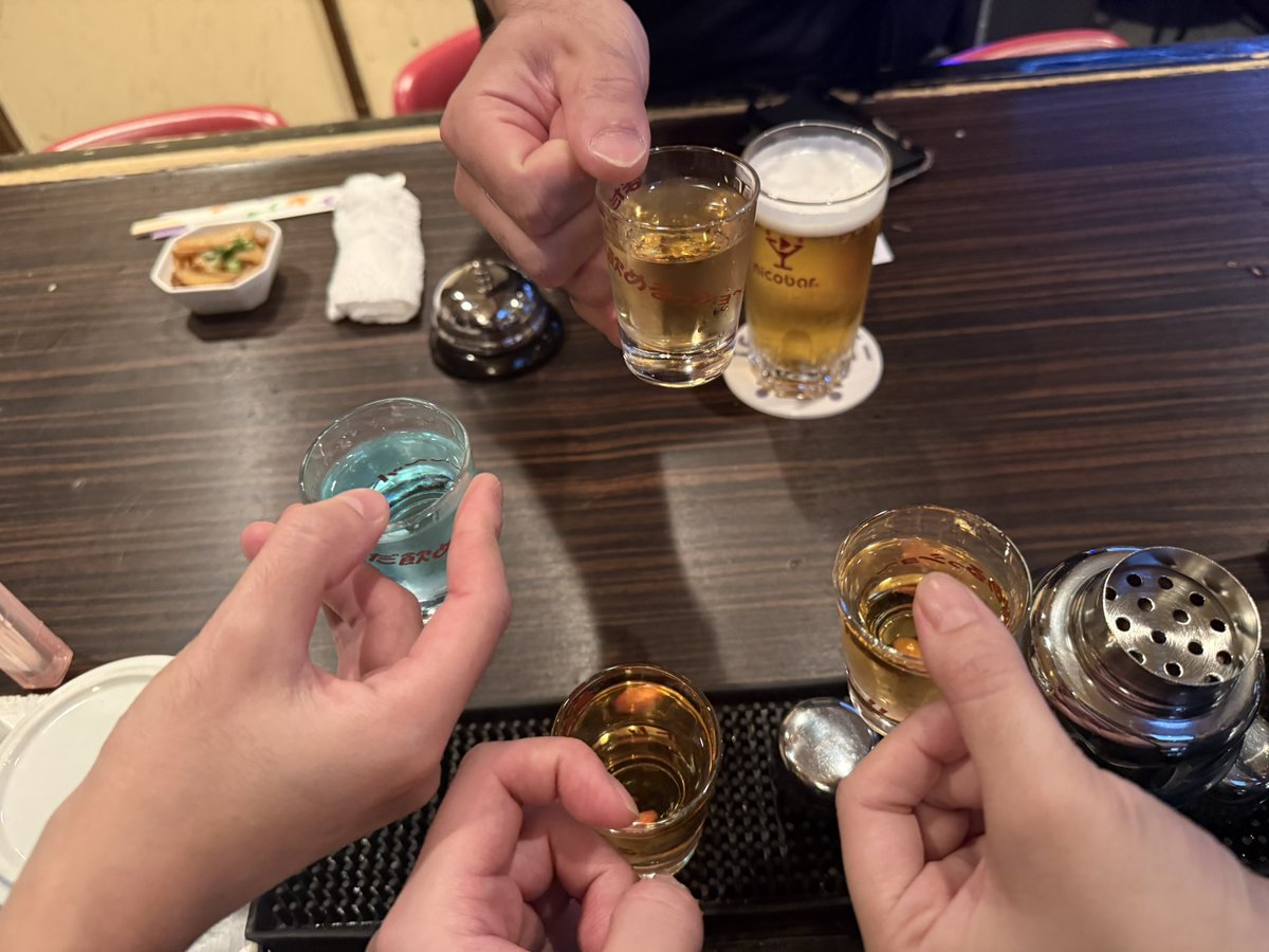 出勤ツイート遅れすまぬぬぬ

激ウマ小鉢2種類作ったから食べてほしいなり

べろべろ予備軍でし

今キャストいっぱいいるよー会いに来てくれ！
#コンカフェ仙台 #ニコバー仙台 #国分町