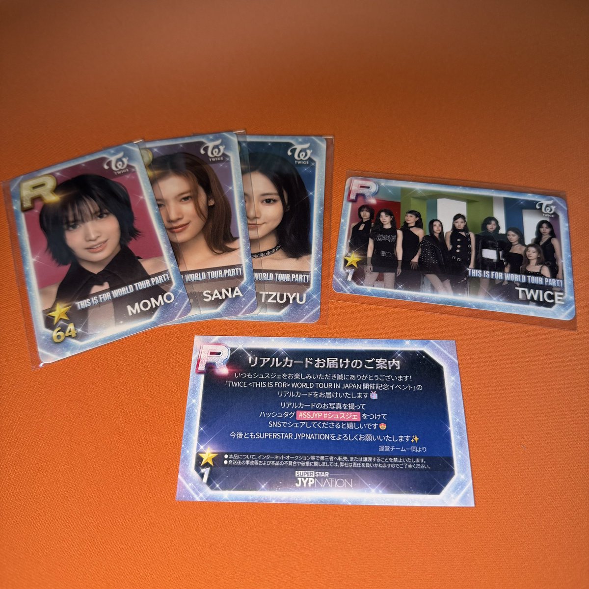 mossan_with20's tweet image. TWICEリアルカード届いてた！シュスジェリアルカード12枚目😎😎
#SSJYP #シュスジェ #TWICE