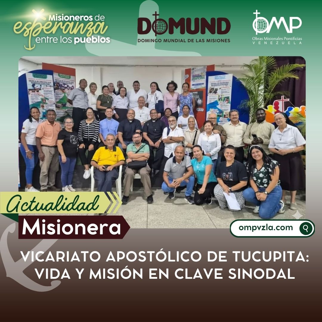 Vicariato Apostólico de Tucupita realizó su XIV Asamblea Vicarial de Pastoral. Del 9 al 12 de octubre de 2025, se celebró en el auditorio Mons. Felipe González de la residencia episcopal... ompvzla.com/m009/