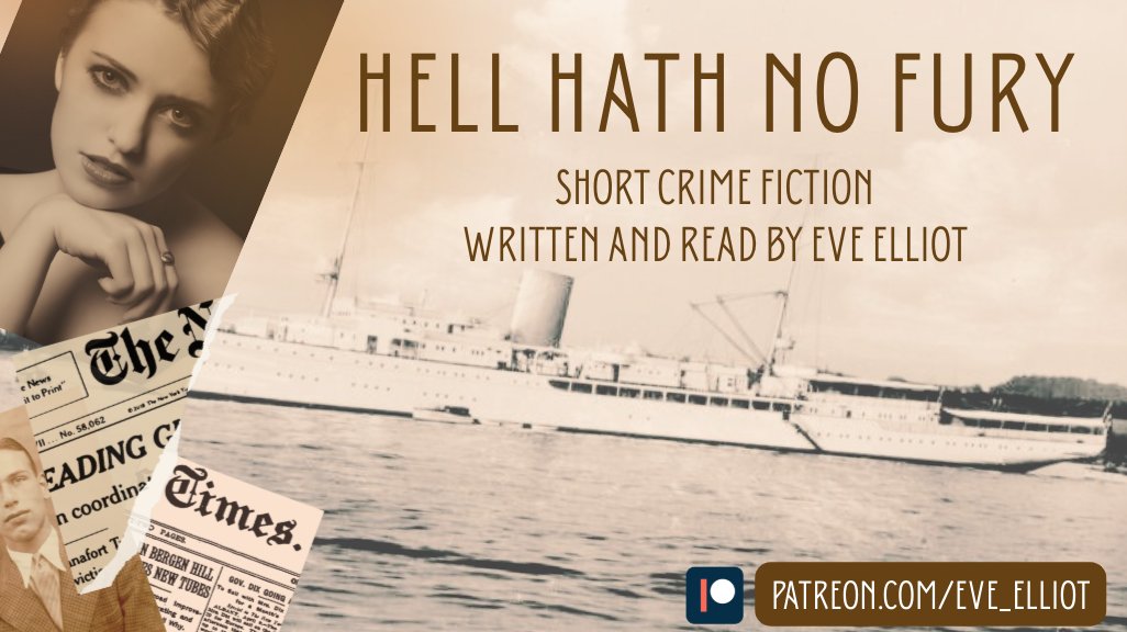 EveElliot3's tweet photo. The audio narration of my latest crime fiction story...

An homage to the Golden Age of detective fiction, set in 1938 aboard a luxury yacht, where not all is as it seems...

https://t.co/d2m9xEQoet

Early release available for members! Goes public in three days. https://t.co/mzfC8hUeOe