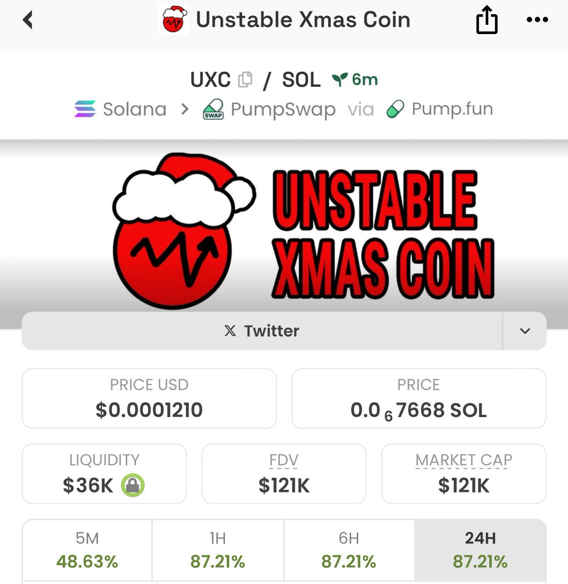 coinexperttt's tweet photo. I got in $UXC in my Private TG at $122k Mcap
Ca: 86JJT2kxESUsZsGdVcj9zqqchhqhoYDuYwfkJTLwpump
Don’t miss out on this massive opportunity 🚀✅
#Uxc #Solana #Memecoin #Nfts #Crypto $Sol #Bitcoin #Pumpswap #binance https://t.co/6dpp8XUziR