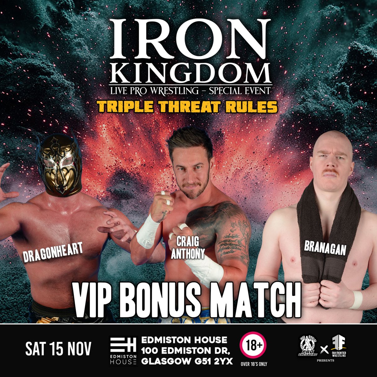 Fan Frontier presents Iron Kingdom - Wrestling tweet media
