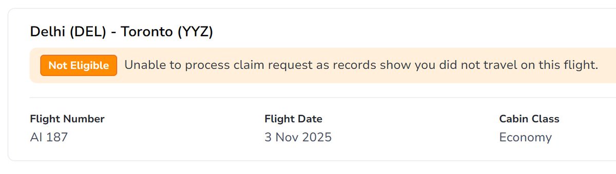 milind5656's tweet photo. @airindia Even after taking the flight unable to claim retro claim. cant raise ticket with support team as endless loop does not make it happen. no customer support email. any help to resolve this? https://t.co/RMm6WcA573