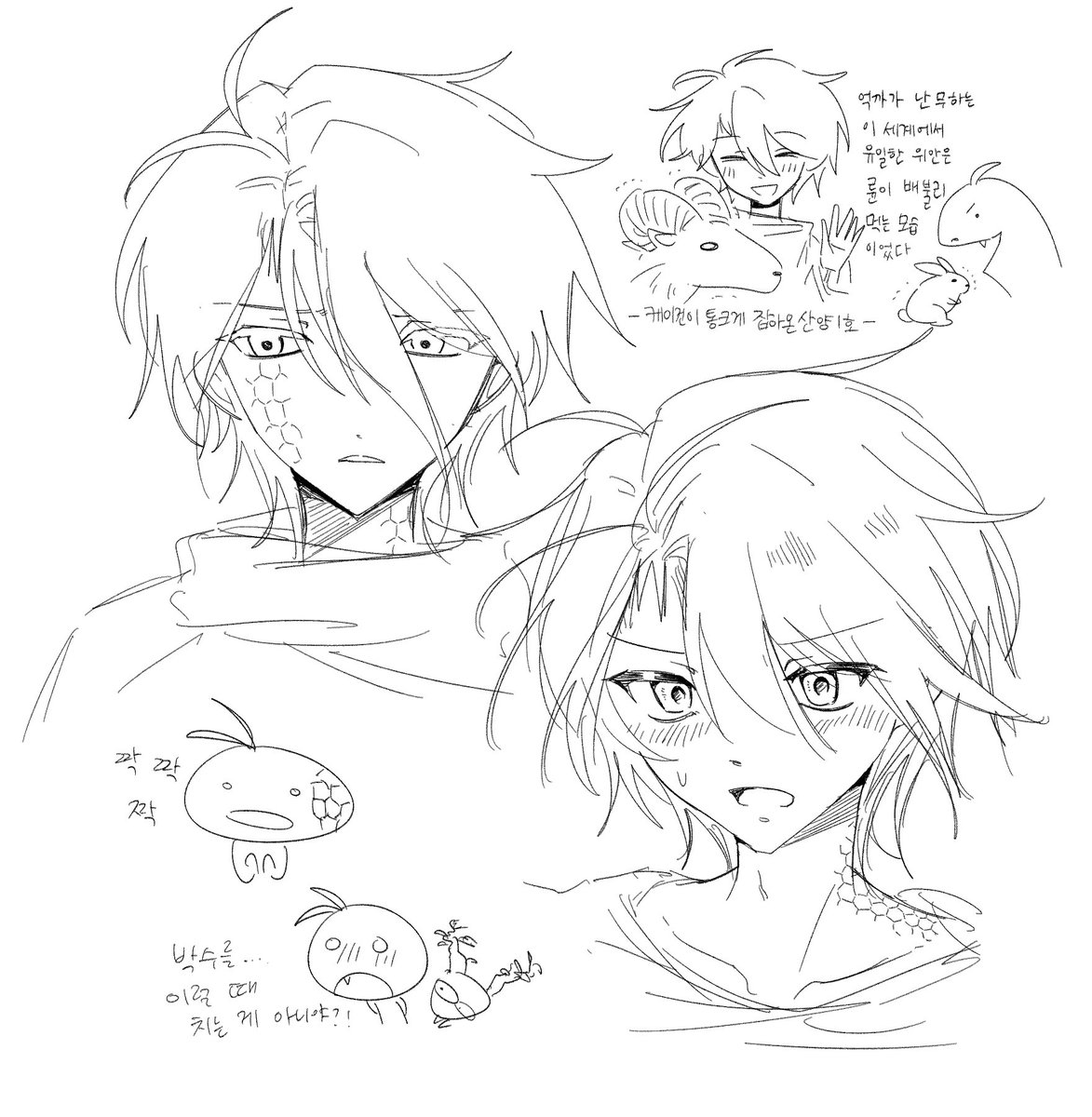 륜은 먼가…,
귀여운 것 같아