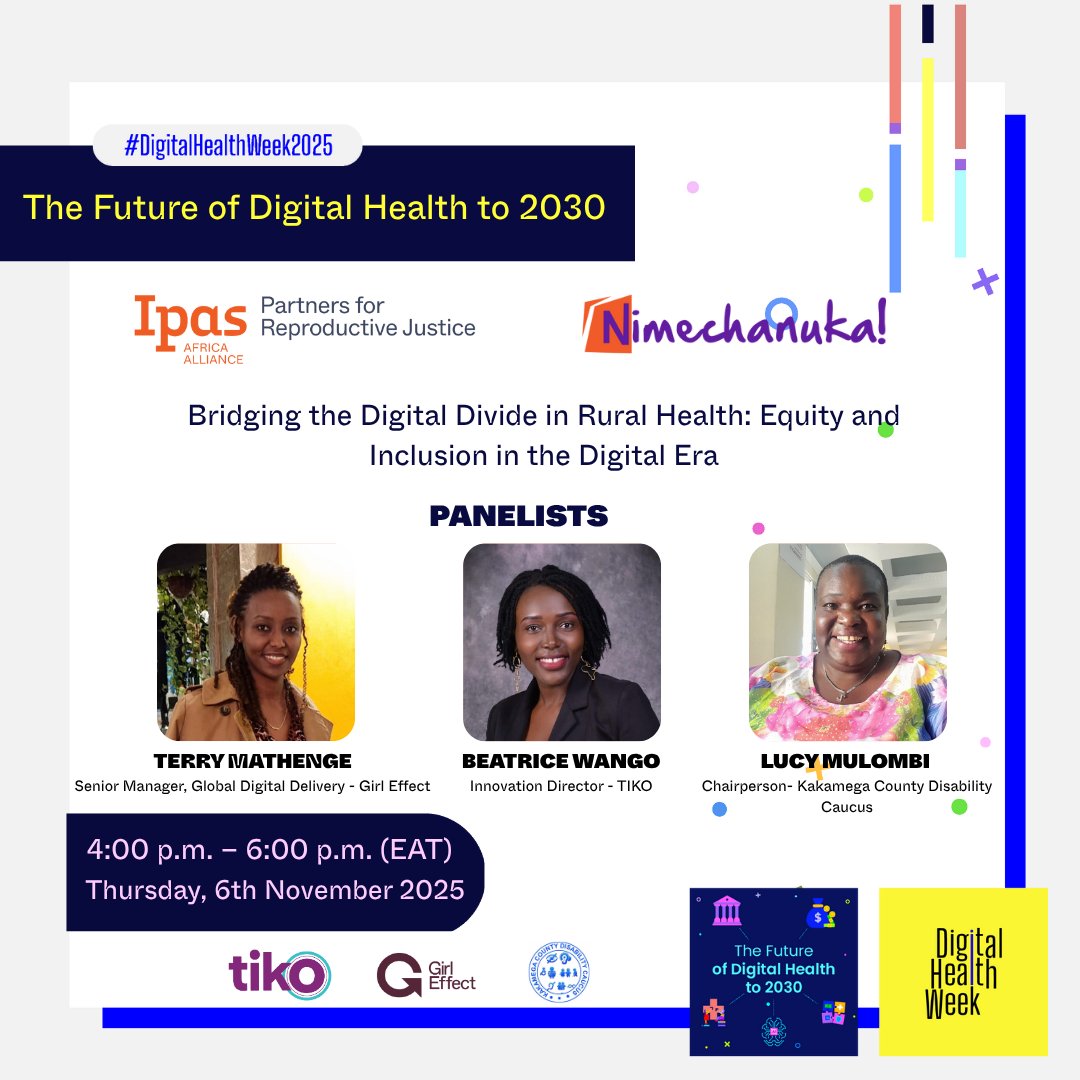 Nimechanuka's tweet photo. Everyone’s talking about digital transformation, but who’s making sure everyone is part of it?

Join us tomorrow as we challenge what inclusion in digital health really looks like.
https://t.co/E1swtzFnEy https://t.co/GBUvqRK0Y0