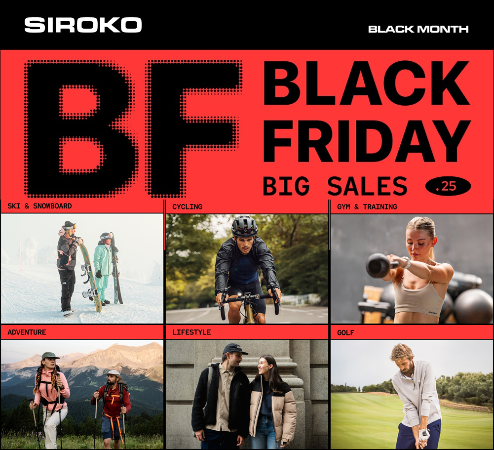 BikeTodayNews's tweet image. Up to 60% Off on Siroko Store with  BIKETODAY coupon

Save on products for Cycling, Snow, Golf, Gym, Fitness, Adventure and Lifestyle, for Men, Women and Kids!

Limited Stocks! Buy now at srko.co/biketoday

#bikes #cycling #snow #snowboarding #skiiing #fitness #golfing