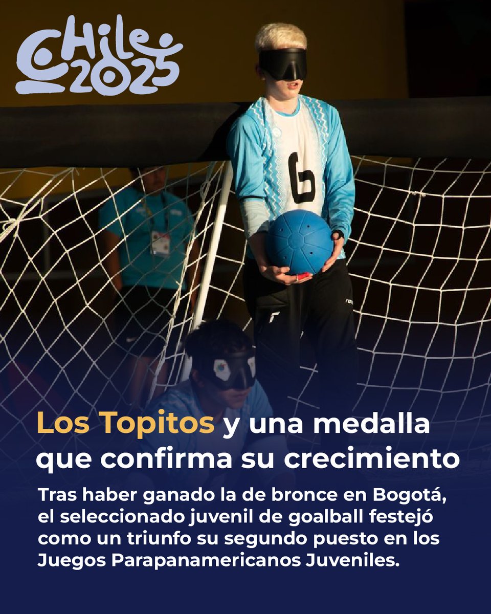 #Goalball Argentina alcanzó por primera vez una final de manera invicta y mejoró la actuación de Bogotá 2023, donde obtuvo el tercer puesto.

argentina.gob.ar/noticias/goalb…