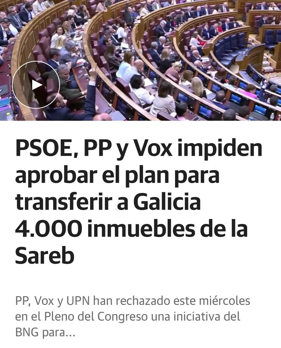 Sabes quen votou en contra en Madrid dunha proposta de <a href="/obloque/">BNG - Bloque Nacionalista Galego</a> para trasferir 4000 vivendas da Sareb a Galicia??🤔
