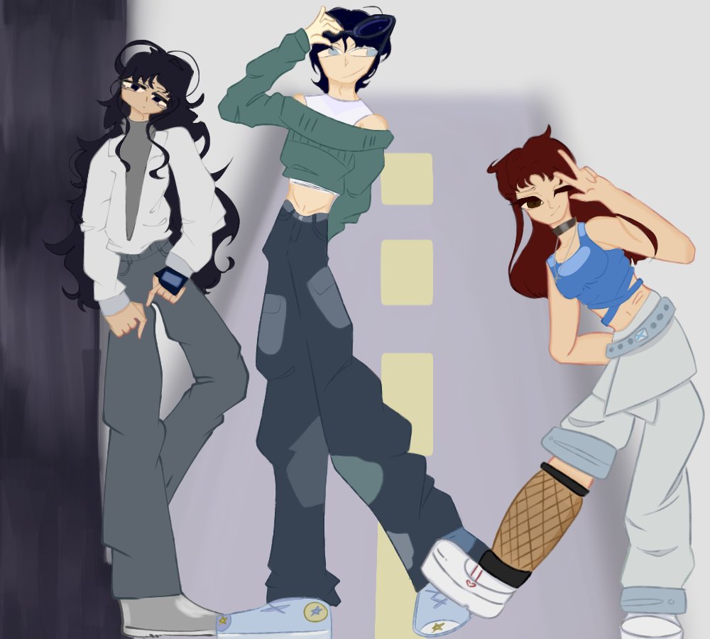 PurelyParfait's tweet photo. @briaanene Helloo! Thank you for this wonderful opportunity! (You can pick any from the three) My three ocs, Onyx, Azure and Crimson! (Yes they're named from colors shhhh) https://t.co/ZO6MDq26un