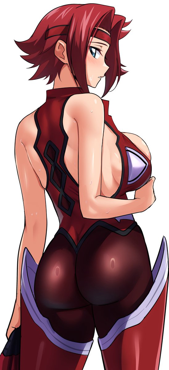 🍑 
#いいおしりの日 
#七咲逢 #紅月カレン 