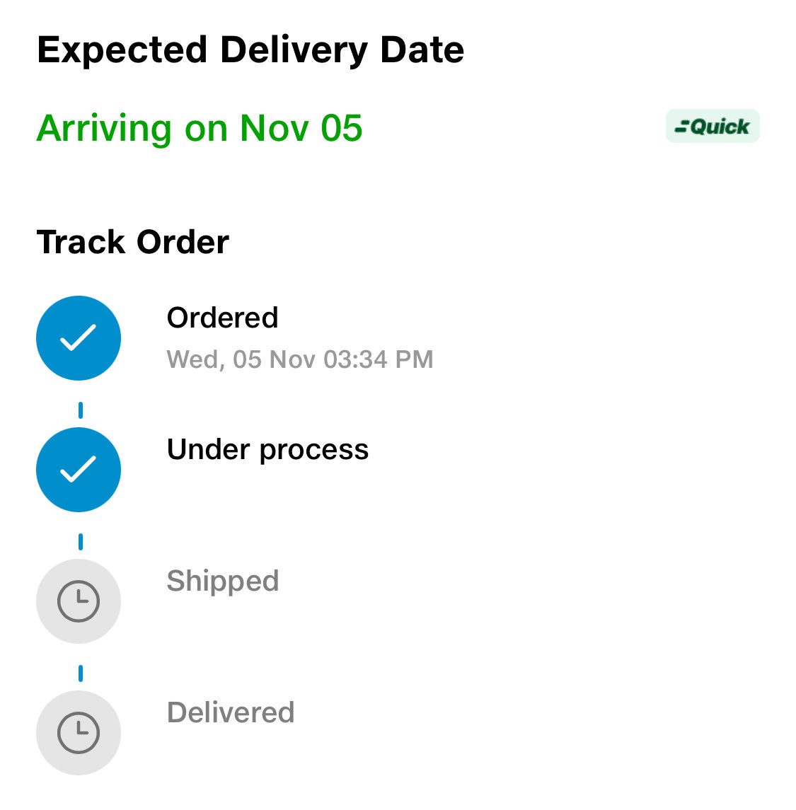 Dchhatraya01's tweet image. Wow @JioMart, @JioMart_Support your “10–30 minute quick delivery” should come with a disclaimer — 10–30 hours maybe? Ordered 3 items and it’s still “under process.” Can’t cancel, can’t get delivery. Just stuck watching the blue ticks like it’s WhatsApp! 🙄#QuickDelivery #EpicFail
